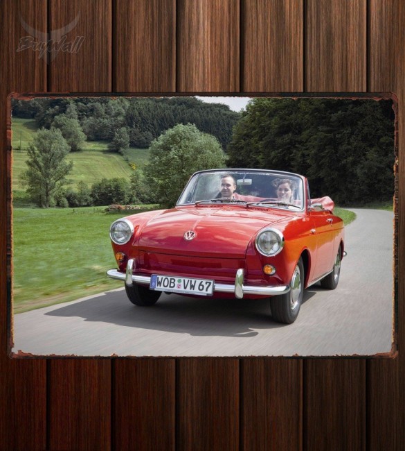 Металлическая табличка Volkswagen 1500 Notchback Cabriolet (Type3)